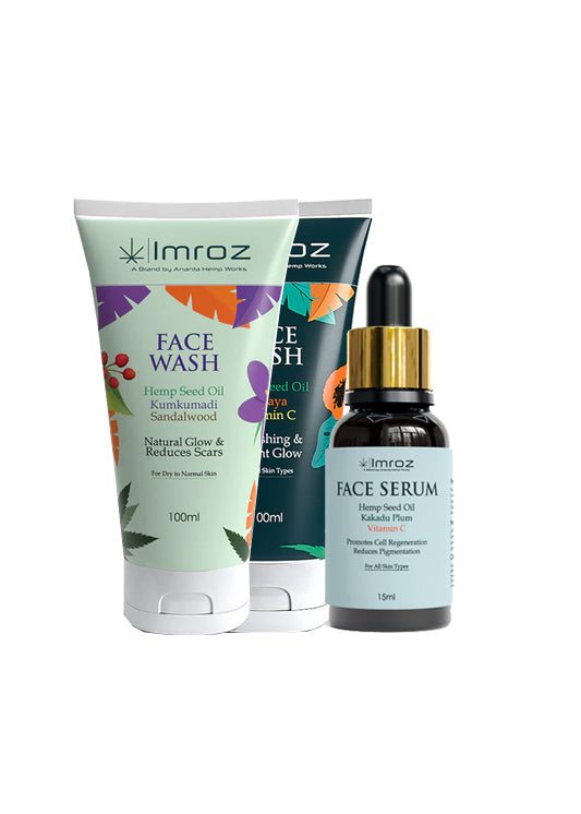 face serum facewash  combo
