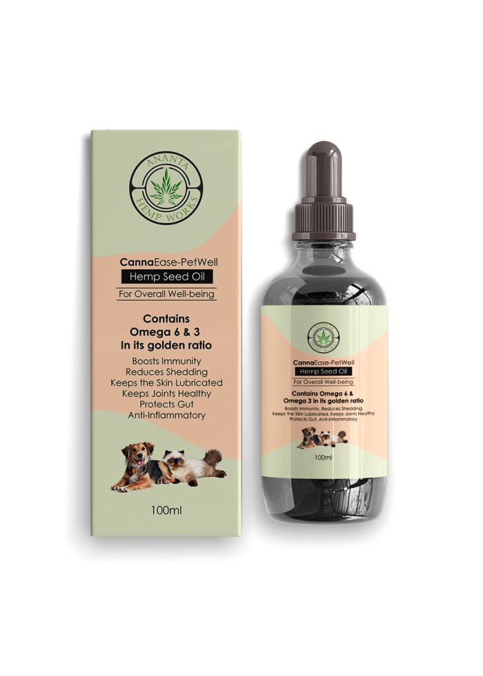 Hemp Seed Oil for Dogs Cats Ananta Hemp Works