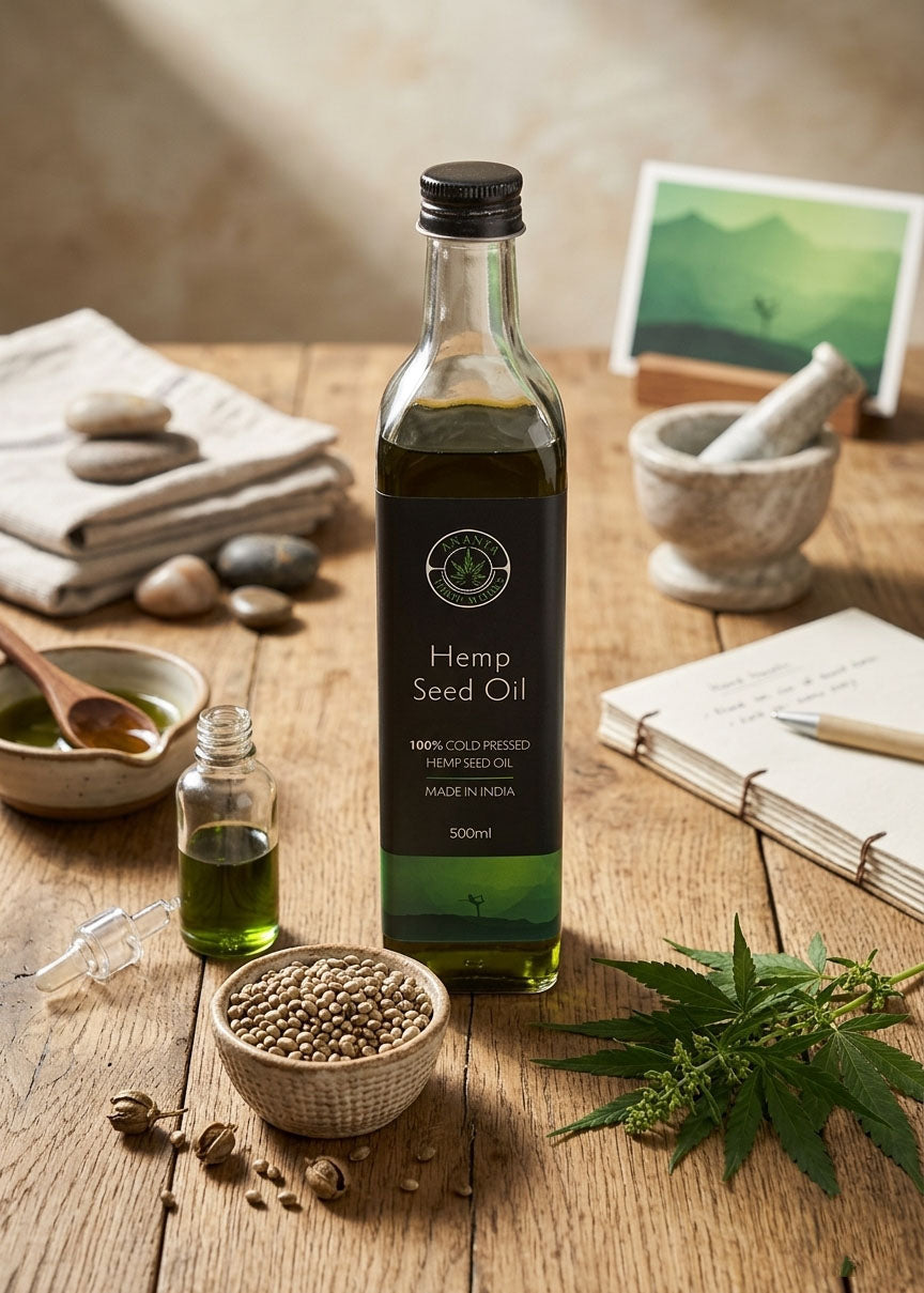 Hemp Seed Oil | For Nutrition, Skin & Hair Wellness