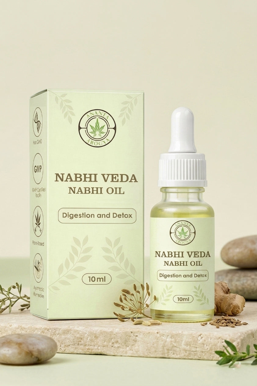 Ananta Arogya Nabhi Veda Nabhi Oil | Digestive Comfort & Gut Support