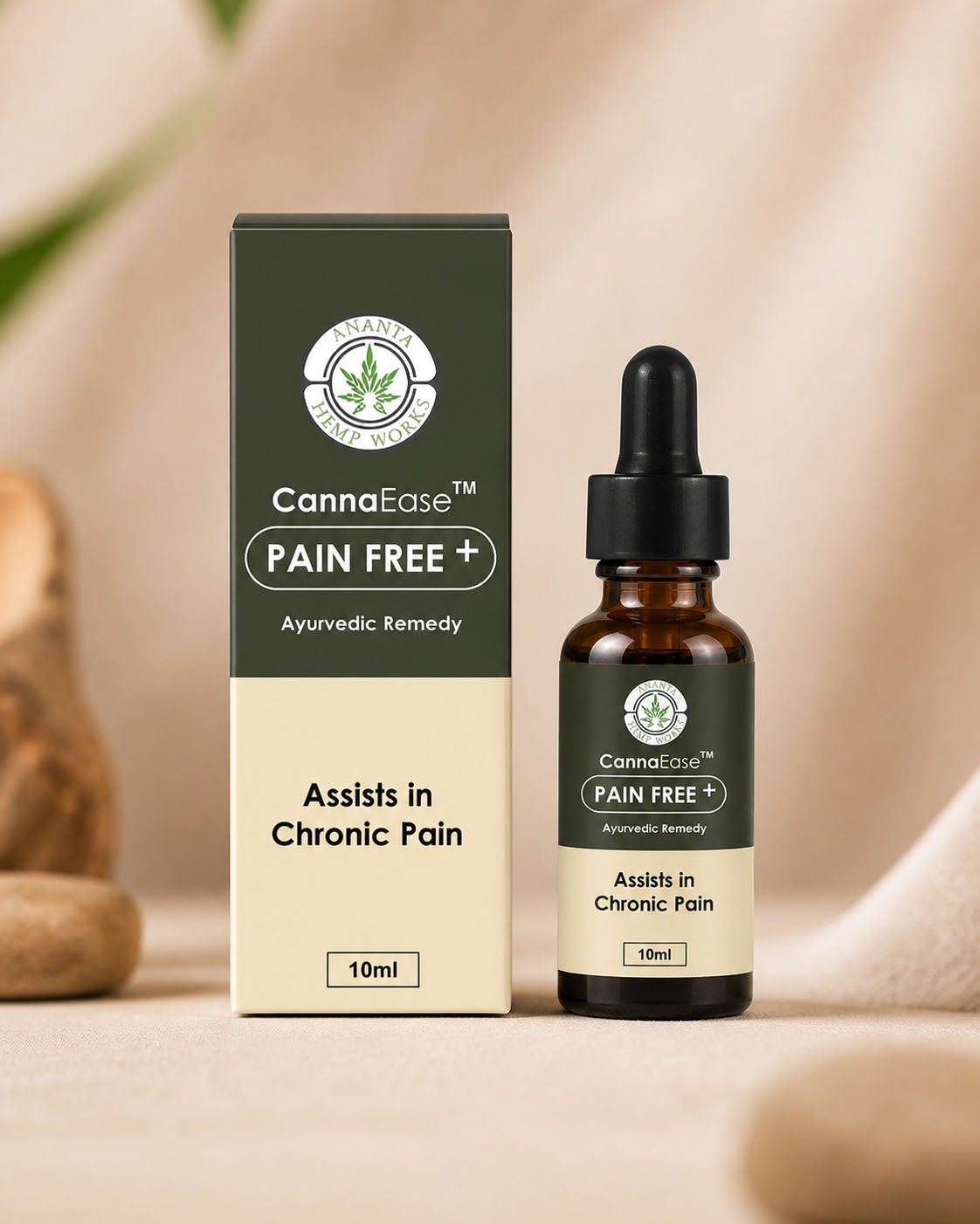 CannaEase™ Pain Free Plus | Plant-Based Ayurvedic Relief for Chronic Pain | (For Oral Consumption) | (Rx)