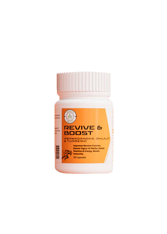 Revive & Boost 30 Capsules | Natural Vitality | Mental Clarity | Immunity Support