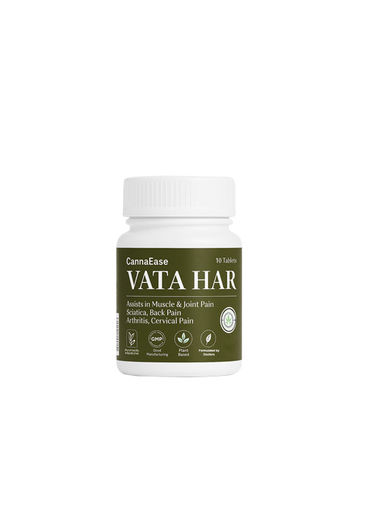 Cannaease Vatahar Tablet | For Muscle & Joint Pain Relief, Sciatica, Back Pain, Arthritis, Cervical Pain