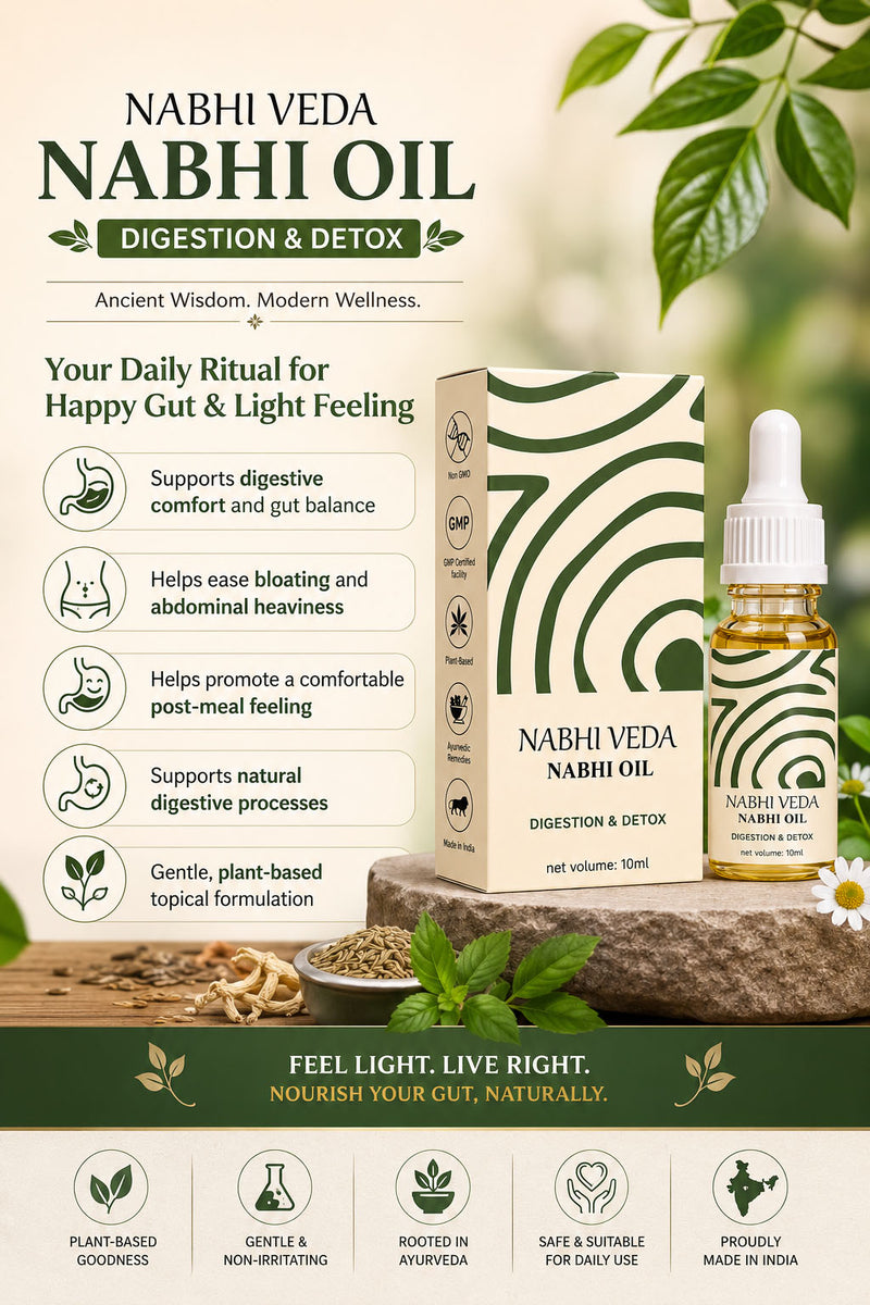 Ananta Arogya Nabhi Veda Nabhi Oil | Digestive Comfort & Gut Support