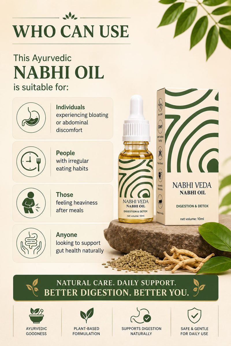 Ananta Arogya Nabhi Veda Nabhi Oil | Digestive Comfort & Gut Support