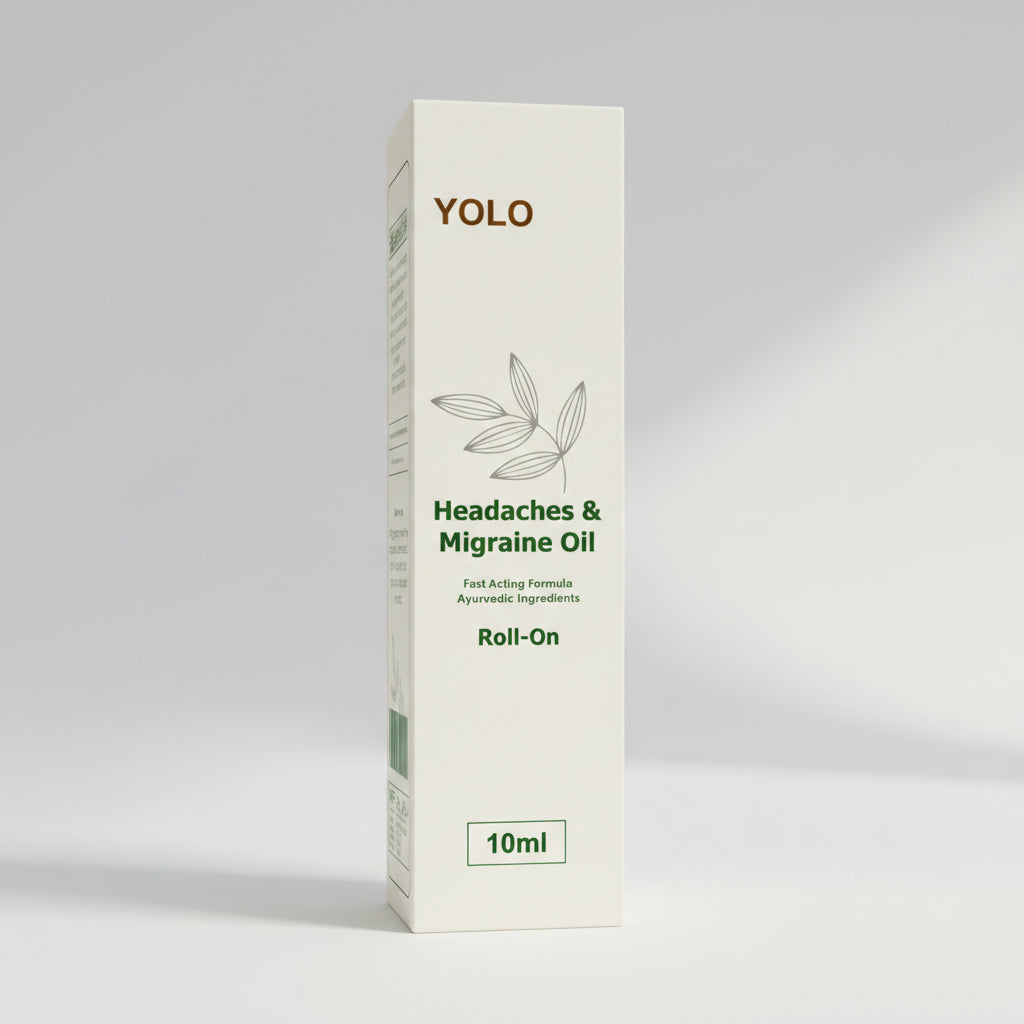 Yolo Pain Oil - Quick Migraine Relief | Instant Migraine Relief with Nature’s Best Ingredients