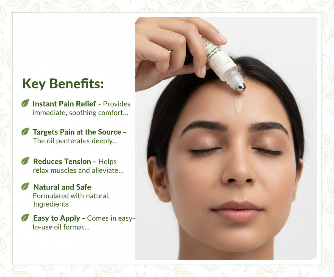 Yolo Pain Oil - Quick Migraine Relief | Instant Migraine Relief with Nature’s Best Ingredients