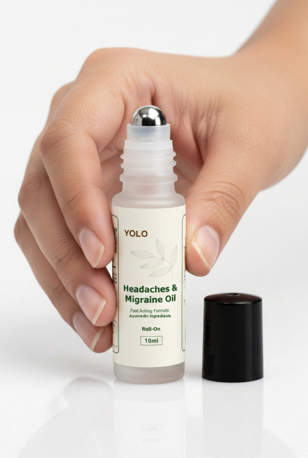 Yolo Pain Oil - Quick Migraine Relief | Instant Migraine Relief with Nature’s Best Ingredients